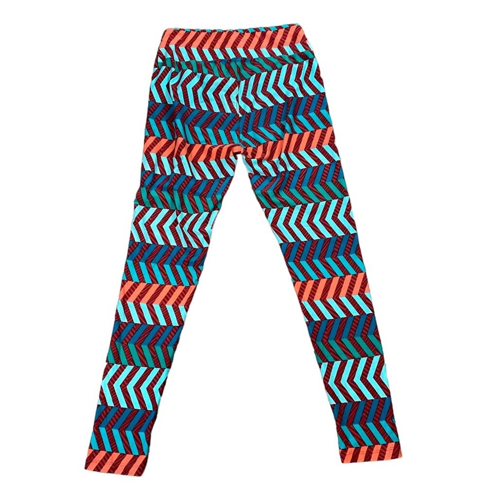 LuLaRoe Chevron Leggings One Size - Picture 2 of 4